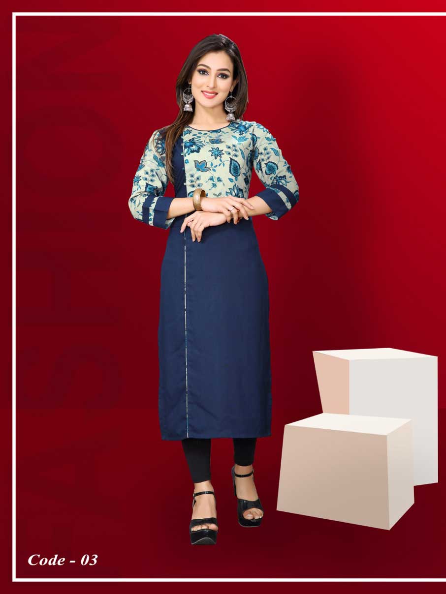 1-Step Up Aradhna Printed Anarkali Kurta Supplier 1-Step Up Aradhna Printed Anarkali Kurta Supplier